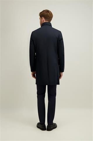 Granatowy płaszcz męski 20220 - 665431