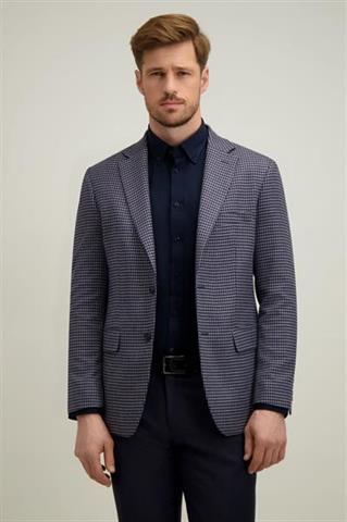 Granatowa marynarka męska 46538 - 666131