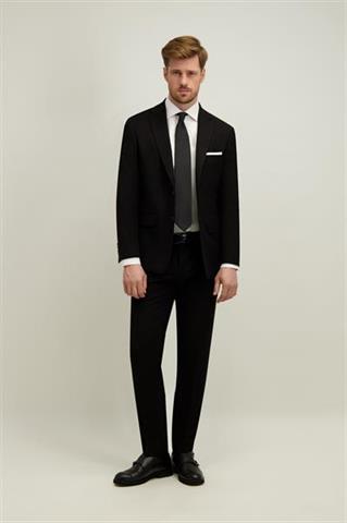 Czarna marynarka męska 46476 - 666191