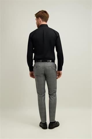 Czarna bawełniana koszula męska 93649 - 666491