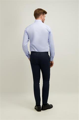 Granatowe spodnie męskie z bawełną 66487 - 667271