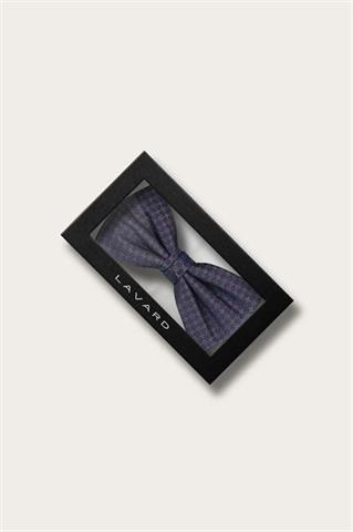 Granatowa mucha męska w mikrowzór 57556 - 668191