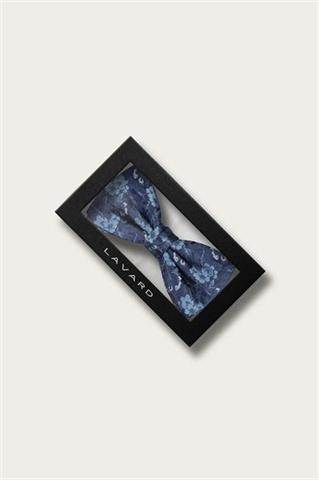 Granatowa mucha męska w kwiaty 57552 - 668431