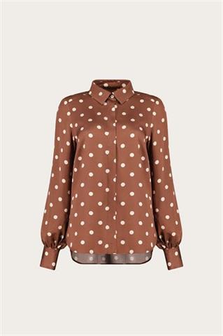 Brązowa bluzka damska 87610 - 669211
