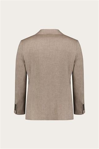 Brązowa marynarka męska z lnem 46528 - 669261
