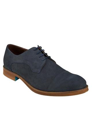 Granatowe derby casual 73020 - 68781