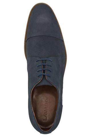 Granatowe derby casual 73020 - 68801