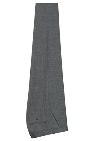 Szary garnitur męski w kratę 35212 - 69481
