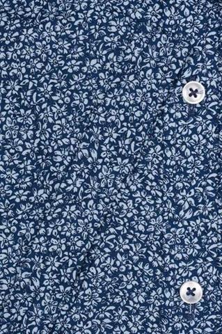 Granatowa koszula w kwiaty 93034 - 69741