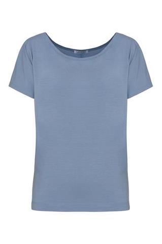 Niebieska bluzka damska oversize Ivi 84778 - 73871