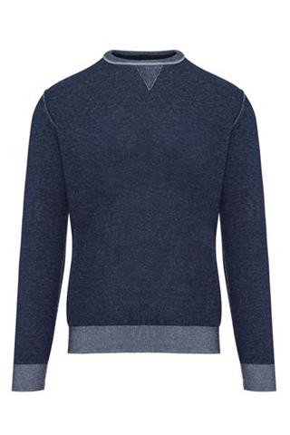 Granatowy sweter Taglio Vivo 72741 - 7541