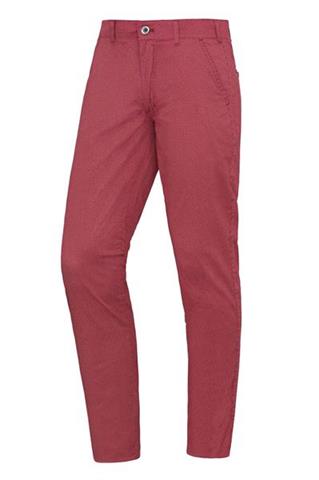 Czerwone spodnie męskie chino w mikro wzór 64149 - 77351