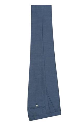 Niebieski garnitur męski w mikro wzór 35172 - 77581