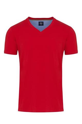 Czerwony t-shirt męski 72993 - 78021