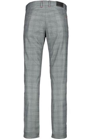 Szare spodnie w kratę chinos 64519 - 79041