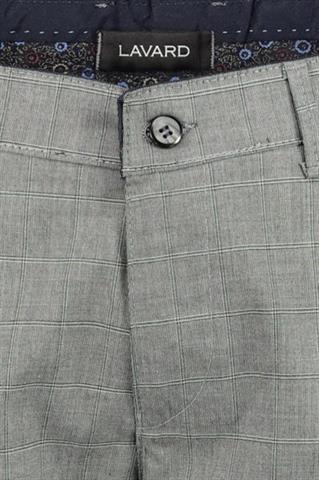 Spodnie męskie w kratkę Chinos London 64521 - 79081