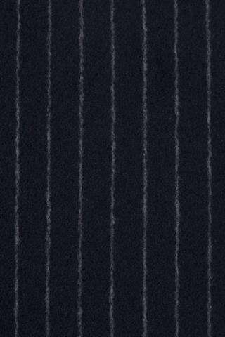 Granatowy płaszcz męski w prążki 20737 - 80231