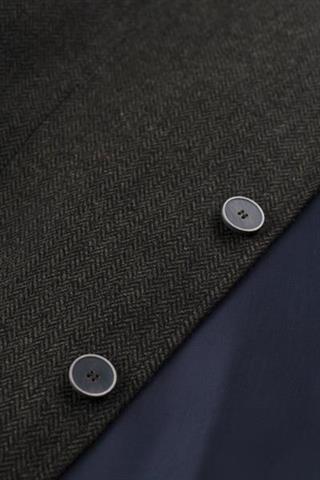 Zielona marynarka męska w jodełkę Diego 2 Pamela 46008 - 81001