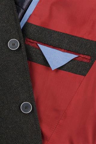 Zielona marynarka męska w jodełkę Diego 2 Pamela 46008 - 81011