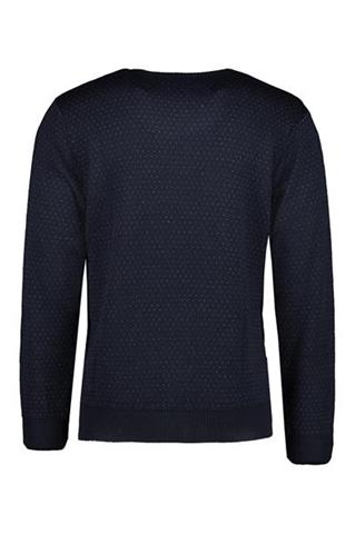 DL0001.DZIANINA.ROUNDNECK.KROPKI.GRANATOWY.T.73837_XL - 83201