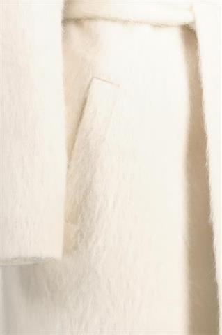 Elegancki płaszcz damski z długim włosem Blanca Selvaggia 84759 - 84431