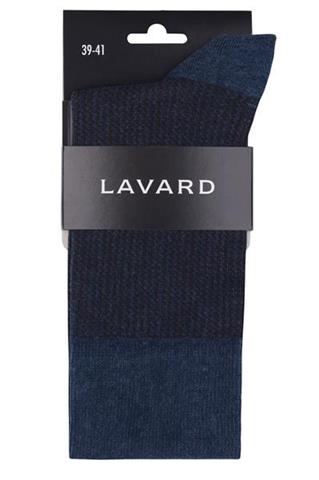 Niebiesko-brązowe skarpety w pepitkę 72859 - 8471