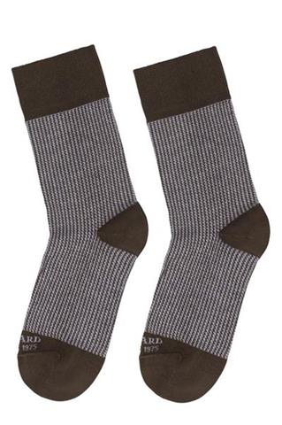 Zielono-białe skarpety w pepitkę 72860 - 8511