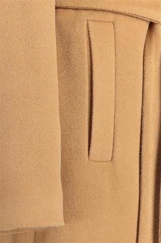 Płaszcz damski camel Marlena 84921 - 87831