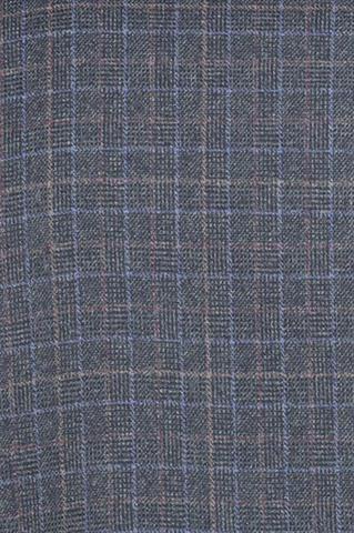 Granatowa marynarka męska w kratę Sandy Maxi Check 45183 - 89441