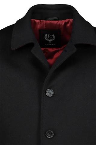 Elegancki czarny płaszcz męski 20562 - 90881
