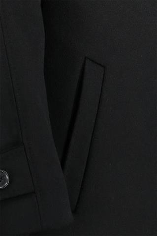 Elegancki czarny płaszcz męski 20562 - 90891