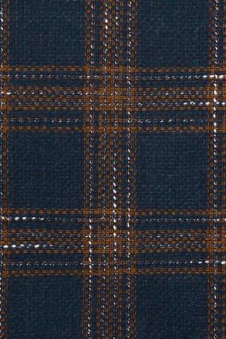 Granatowa marynarka męska w kratę Alezio Mal 46031 - 92601