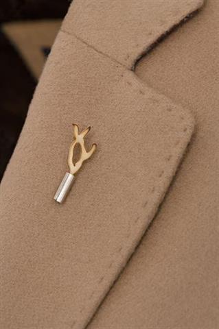 Klasyczny camelowy płaszcz Armando Bellandi 20902 - 931