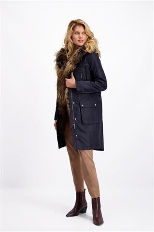 Granatowa parka damska 84039 - 93721