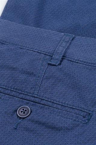 Granatowe spodnie Chinos Saly 64480 - 9431