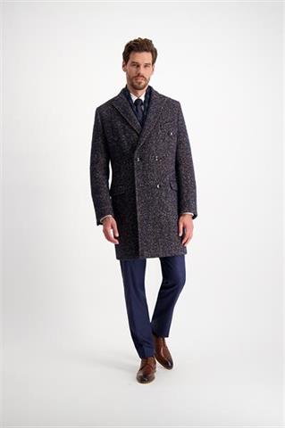 Granatowy płaszcz męski Avezzano Pardo 22026 - 94981