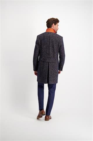 Granatowy płaszcz męski Avezzano Pardo 22026 - 94991