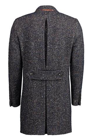 Granatowy płaszcz męski Avezzano Pardo 22026 - 95031