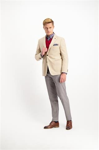 Beżowa marynarka męska casual Donato Spina 46011 - 95241