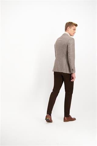 Marynarka dwurzędowa męska w kratę Gulio Tolegno 46018 - 95331