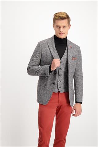 Szara marynarka męska elegancka Amalfi Cometa 46027 - 95501