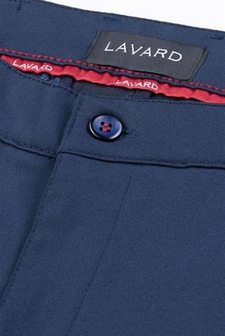 Granatowe spodnie Chinos London 64494 - 9551