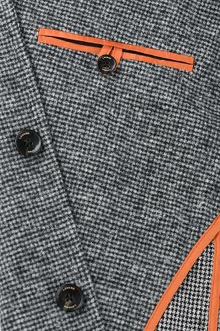 Szara marynarka męska elegancka Amalfi Cometa 46027 - 95551