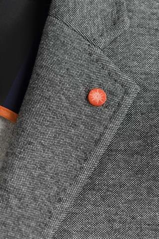 Marynarka męska w Pepitkę Amalfi Luigi 46029 - 95621