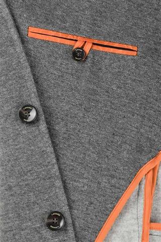 Marynarka męska w Pepitkę Amalfi Luigi 46029 - 95641