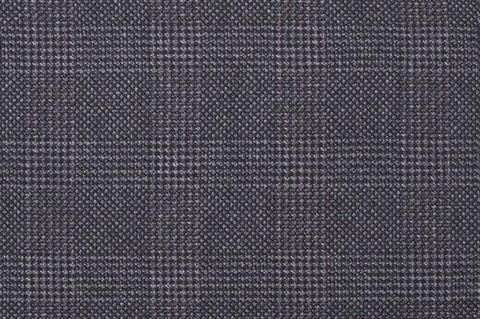 Szare spodnie w kratę chinos 64513 - 9711