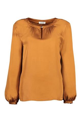 Camelowa bluzka damska Kim 84825 - 97201