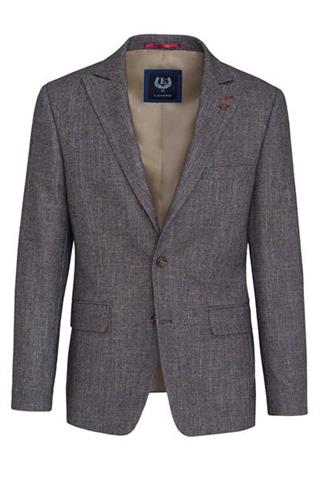 Brązowa marynarka casualowa męska Crispino Star 45198 - 97381