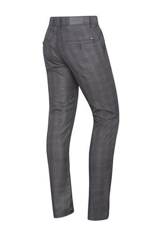 Szare spodnie w kratę chinos 64513 - 9741