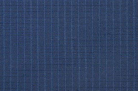 Granatowe spodnie w kratę chinos 64515 - 9831